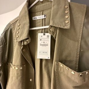 Zara army jacket